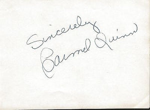 Carmel Quinn Signed Vintage Album Page