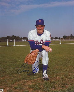 Craig Swan Signed 8x10 Photo Mets