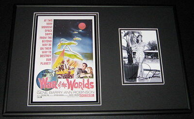 Ann Robinson Signed Framed 12x18 Photo Set War of the Worlds