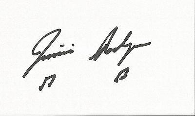 Jimmie Rodgers Signed 3x5 Index Card 