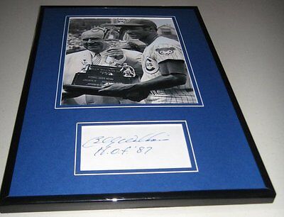 Billy Williiams Signed Framed 11x17 Photo Display Cubs