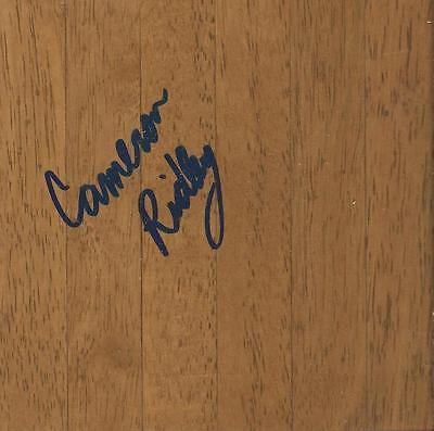 Cameron Ridley Signed 6x6 Floorboard Texas