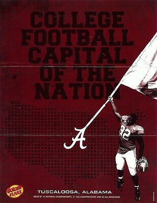 Alabama College Football Capital of the Nation Mini Poster Official Reproduction