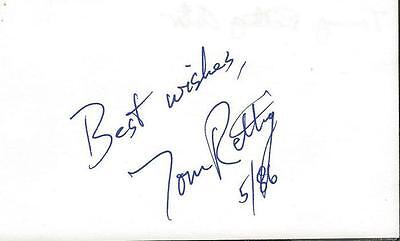 Tom Tommy Rettig Signed Card JSA Lassie