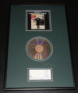 Lawrence Welk Signed Framed 12x18 CD & Photo Display