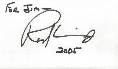 Roslyn Kind Signed 3x5 Index Card 