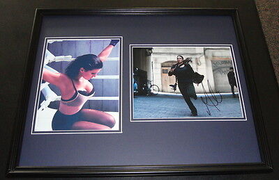 Gina Carano Signed Framed 16x20 Photo Set AW Haywire