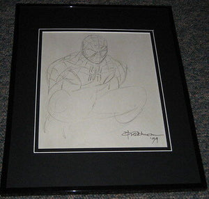 Klaus Jason 1995 Spiderman Framed 7x10 Sketch Official Reproduction 