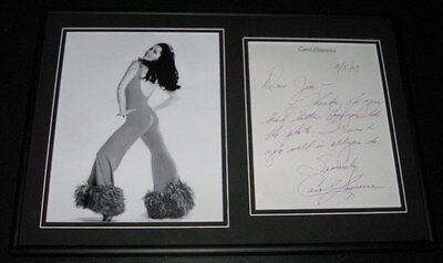 Carol Lawrence Signed Framed 12x18 Letter & Photo Display