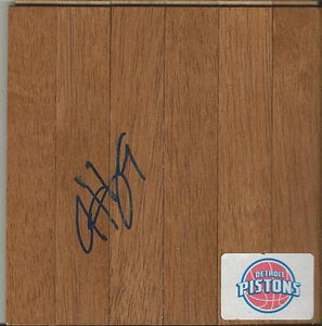 Jarvis Hayes Signed Floorboard Georgia UGA Pistons Wizards Nets