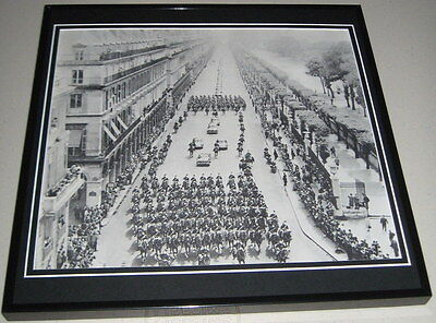 John F Kennedy JFK 1961 in Paris Framed 11x14 Photo Poster Display 